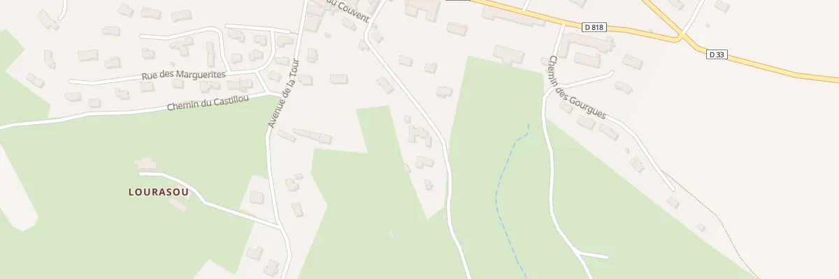 Plan du 260 Che de Tubery à Mas-Saintes-Puelles