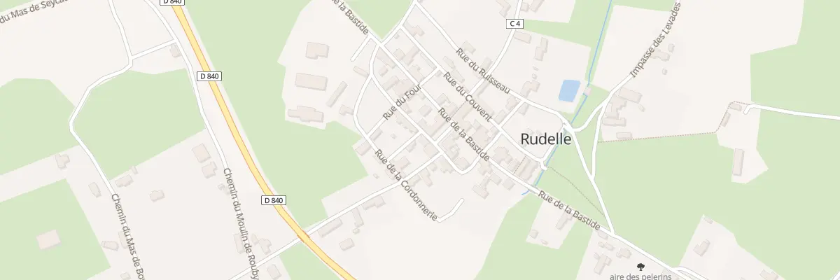 Plan du 5012 Le Bourg à Rudelle