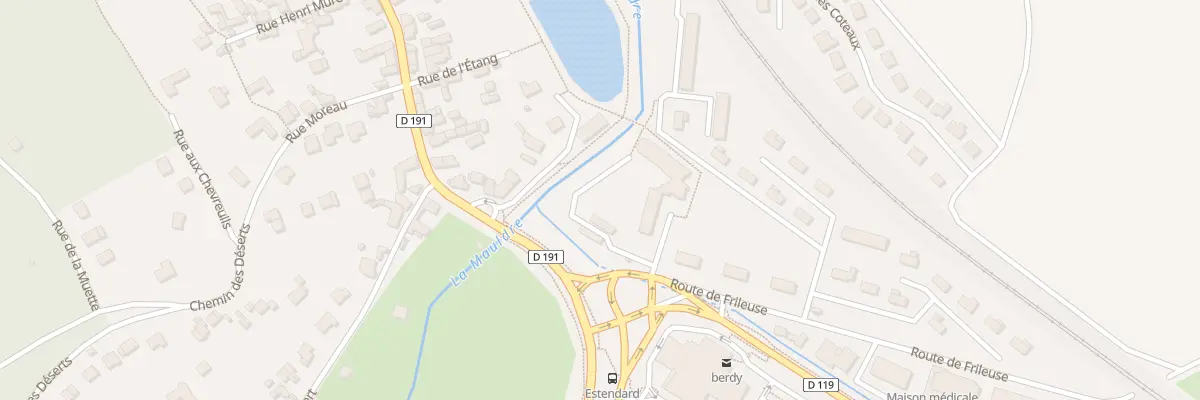 Plan du 1 Rte de Frileuse à Beynes