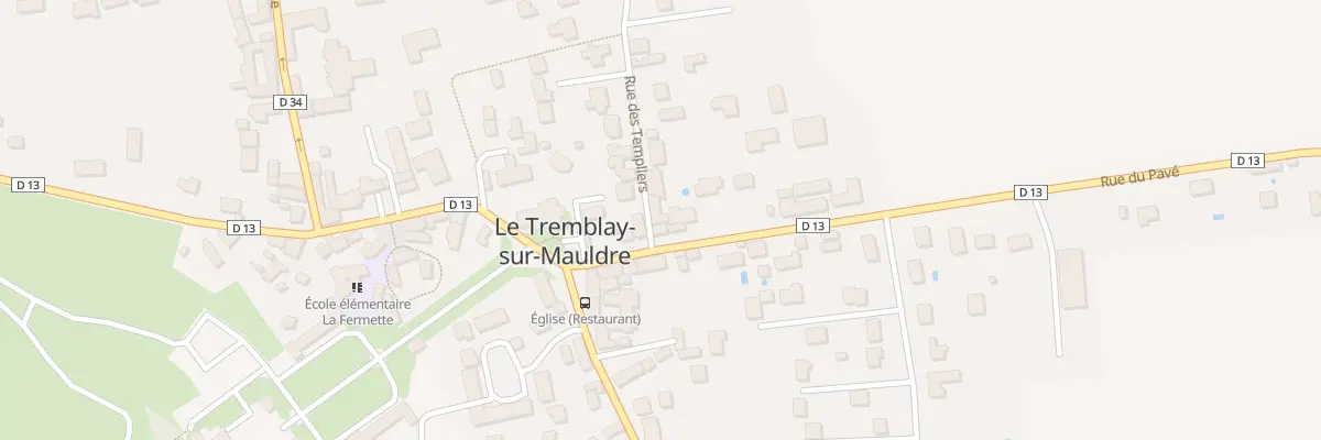 Plan du 2B Rue des Templiers au Tremblay-sur-Mauldre