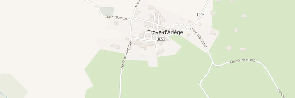 Plan du 63 Troye Village à Troye-d’Ariège