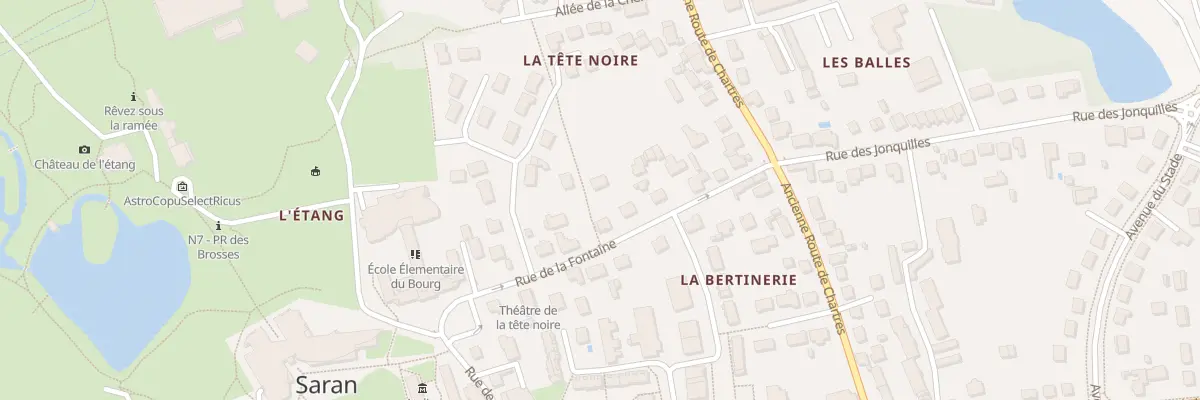 Plan du 140 Rue de la Fontaine à Saran