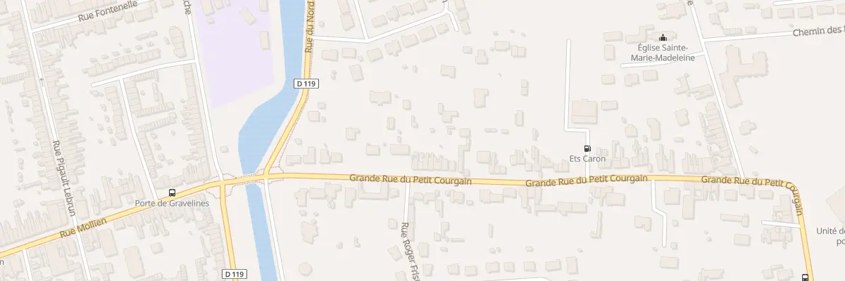 Plan du 167 Grande Rue Petit Courgain à Calais