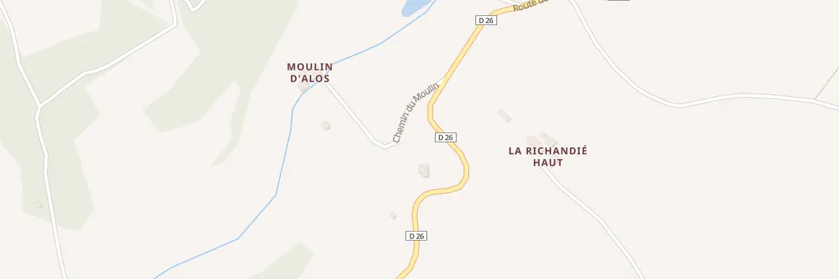 Plan du 5115 La Richandie à Alos