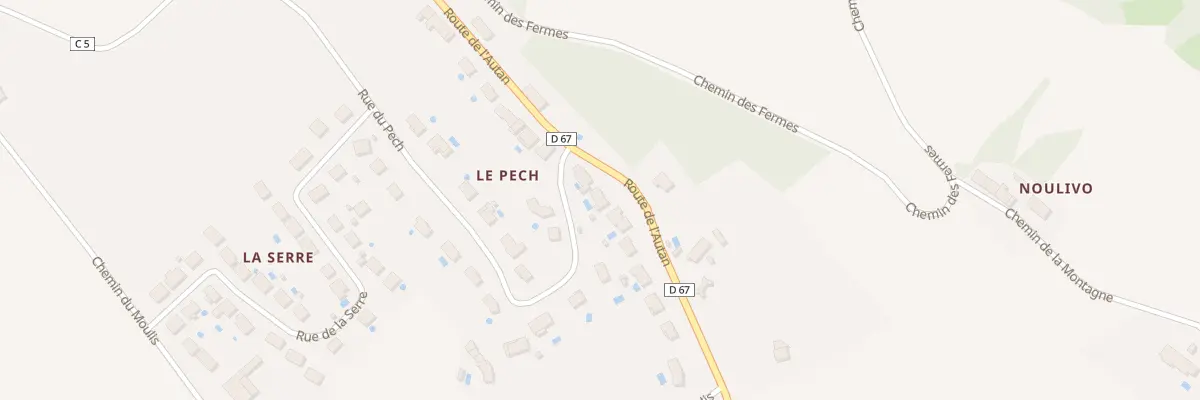 Plan du 7 Rte de l’Autan au Cabanial