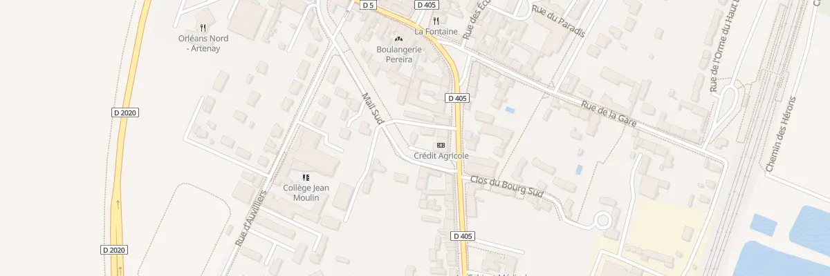Plan du 2 Mail Sud à Artenay