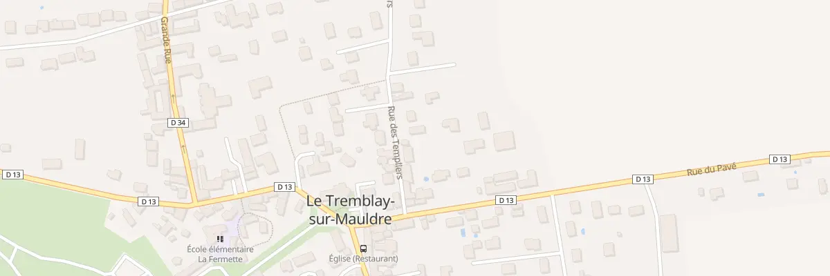 Plan du 10 Rue des Templiers au Tremblay-sur-Mauldre
