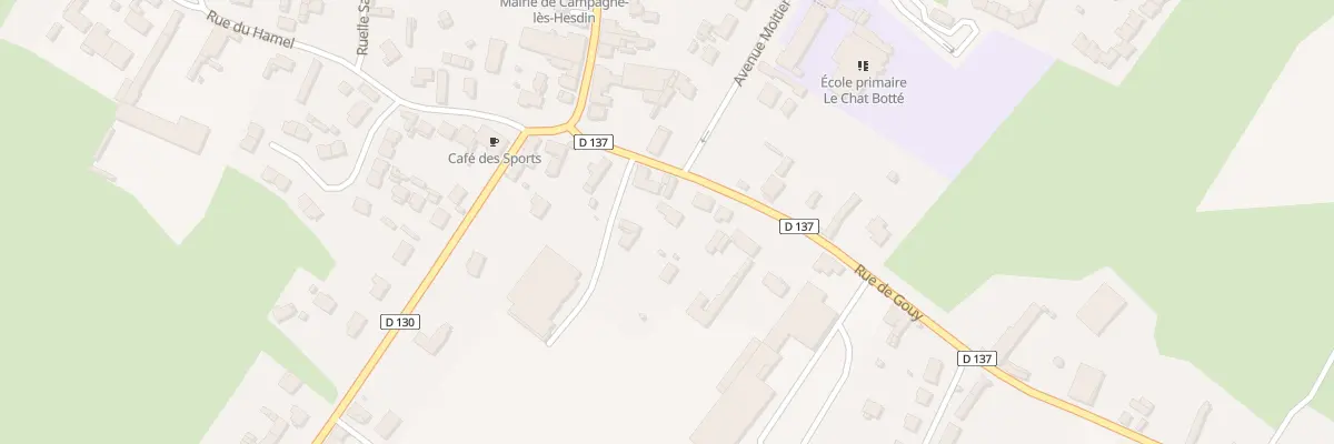 Plan du 94 Rue de Gouy à Campagne-lès-Hesdin