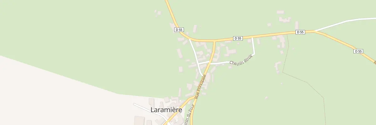 Plan du 60 Che de La Poste à Laramière