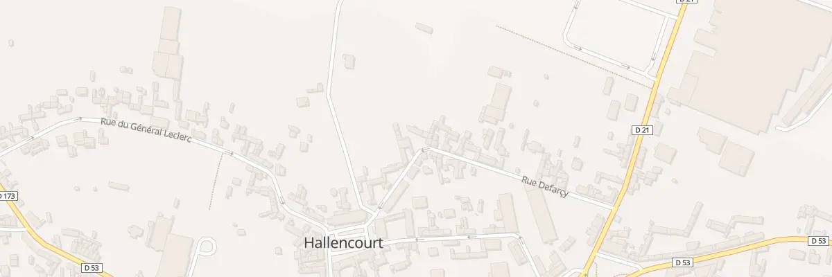 Plan du 9 Rue Defarçy à Hallencourt