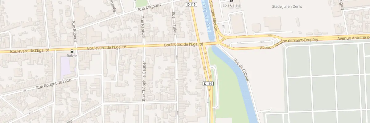Plan du 3 Rue la Fontaine à Calais