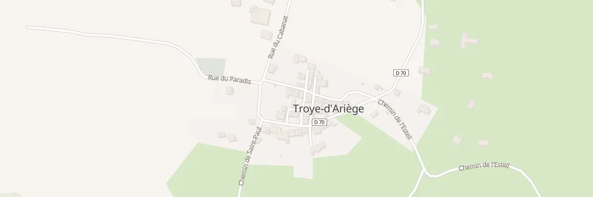Plan du 14 Troye Village à Troye-d’Ariège