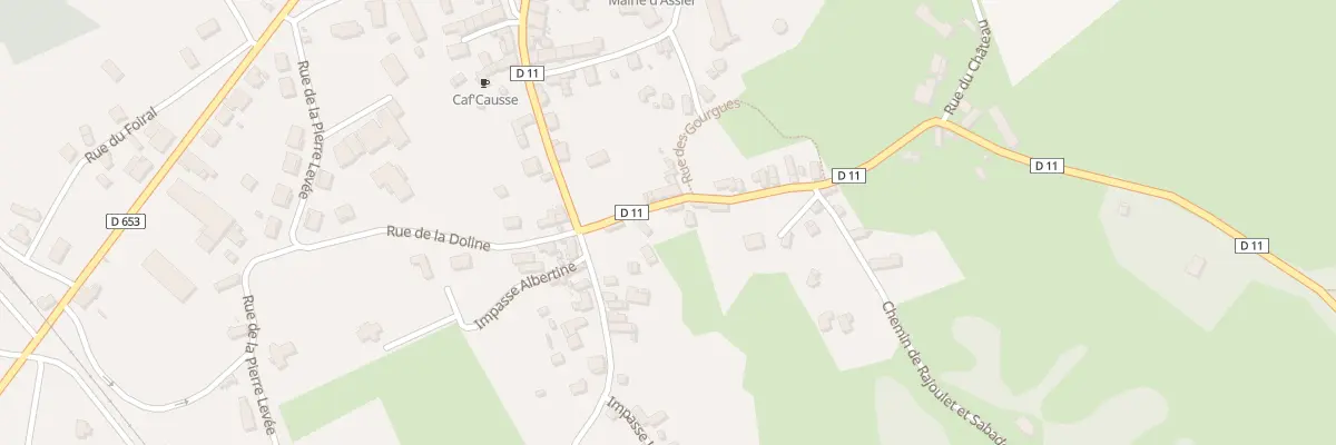 Plan du 82 Rte du Cayre à Assier