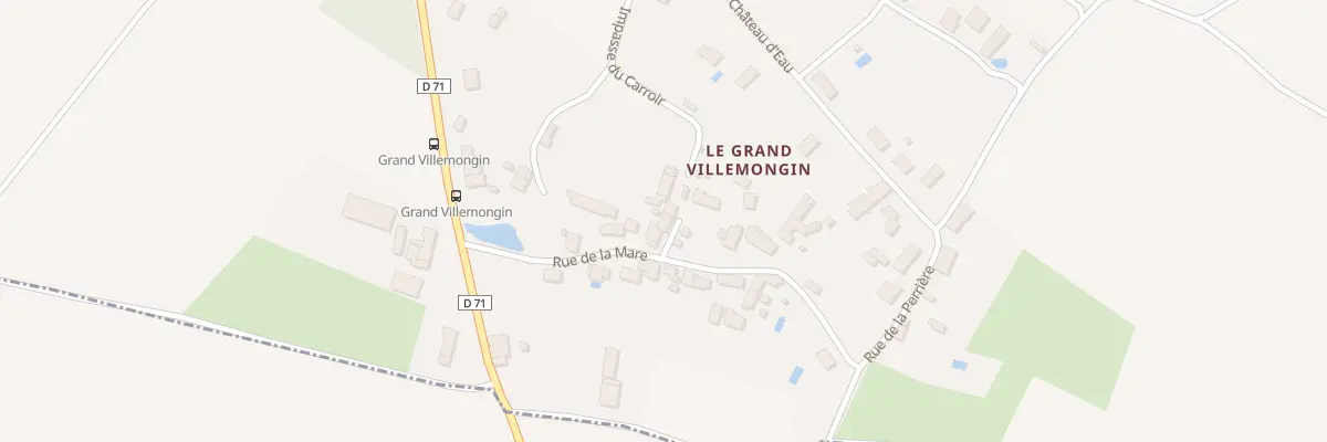 Plan du 5125 Le Grand Villemongin à Mâron