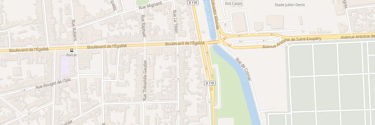 Plan du 5 Rue la Fontaine à Calais