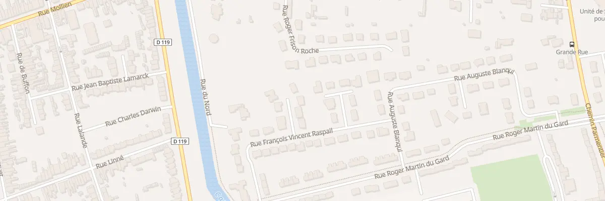 Plan du 102 Rue Francois Vincent Raspail à Calais
