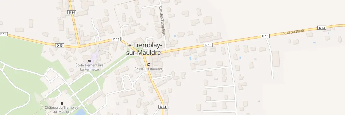 Plan du 42 Rue du Pavé au Tremblay-sur-Mauldre