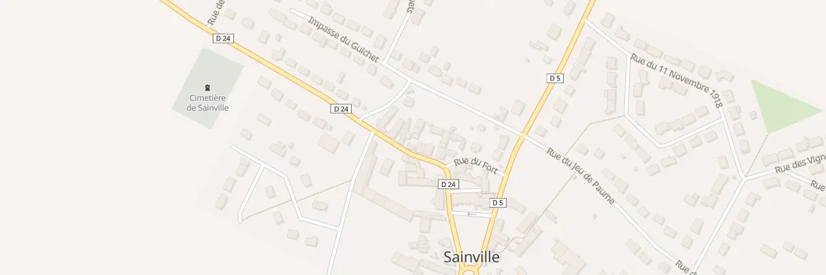 Plan du 26 Rue de la Porte de Chartres à Sainville