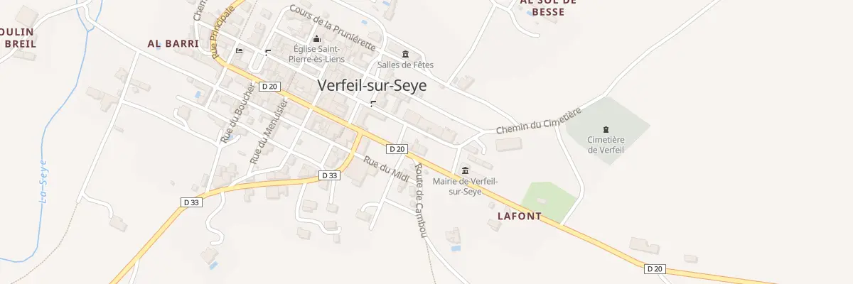 Plan du 5132 Verfeil à Verfeil