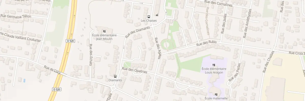 Plan du 106 Rue des Agates à Saint-Jean-de-la-Ruelle