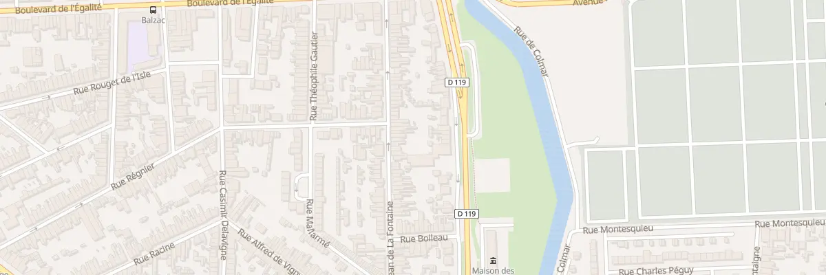 Plan du 55 Rue la Fontaine à Calais