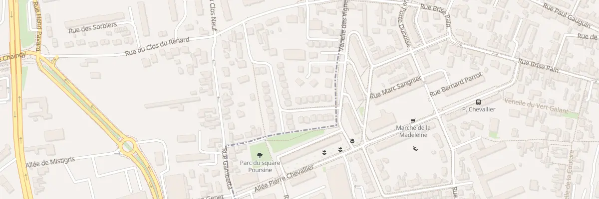 Plan du 12 Rue Rémi Cosson à Saint-Jean-de-la-Ruelle