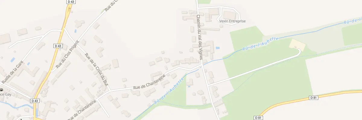 Plan du 37 Rue de Chantereine à Avernes