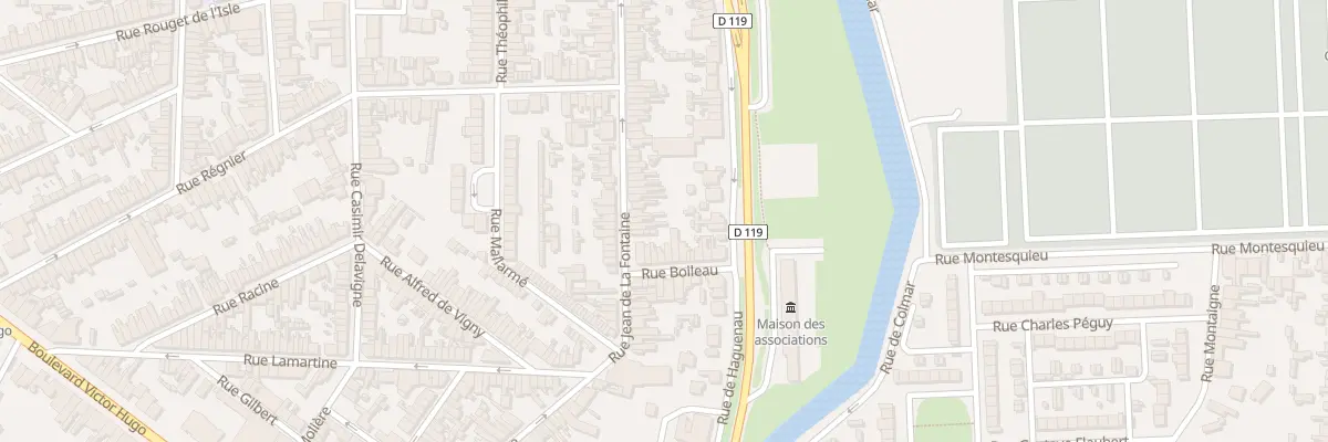 Plan du 89 Rue la Fontaine à Calais