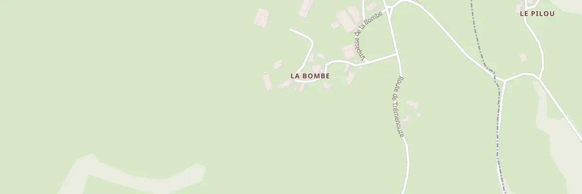 Plan du 5147 Croix de la Bombe à Saint-Jean-Lagineste