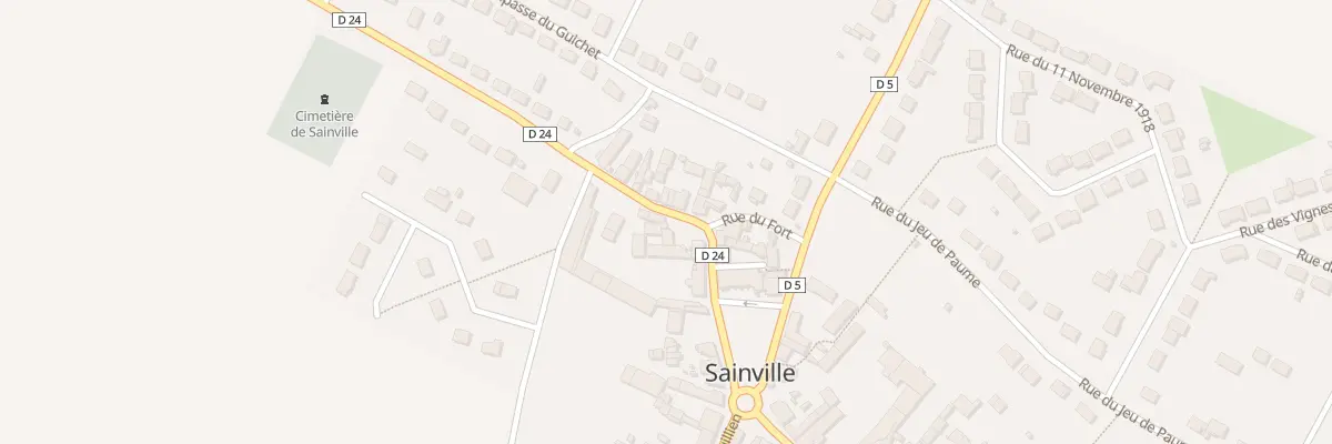 Plan du 3 Rue de la Porte de Chartres à Sainville