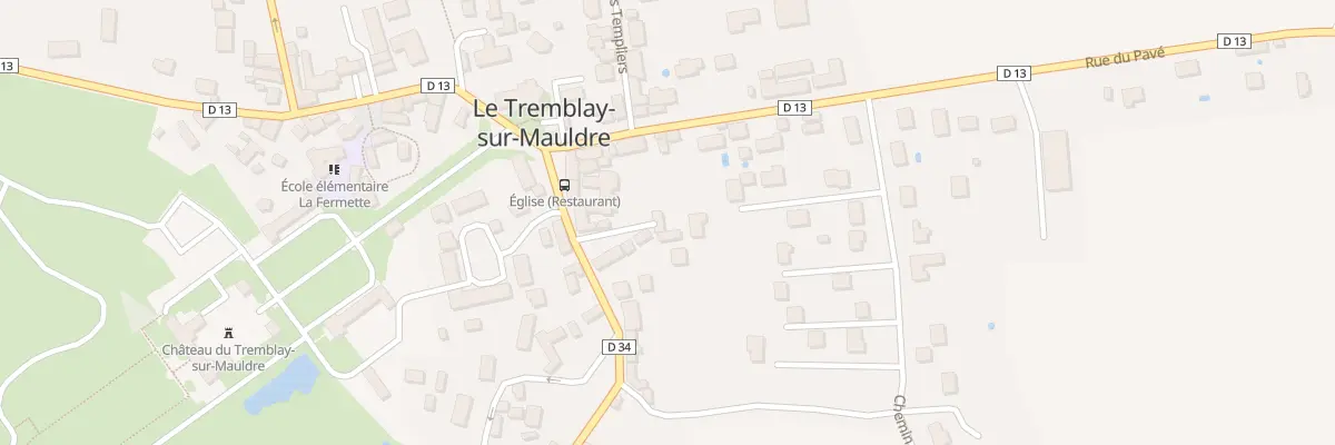 Plan du 1 Sen Blaise Cendrars au Tremblay-sur-Mauldre