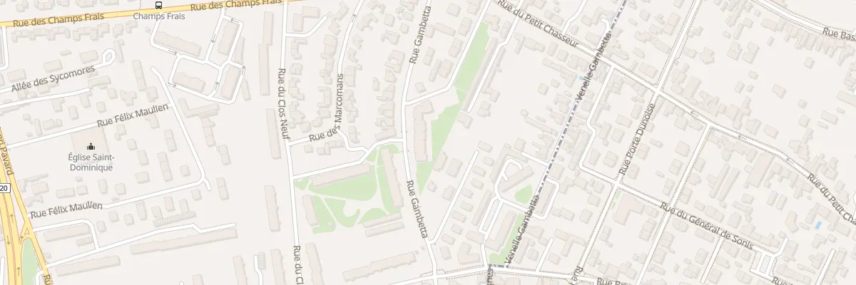 Plan du 84 Rue Gambetta à Saint-Jean-de-la-Ruelle