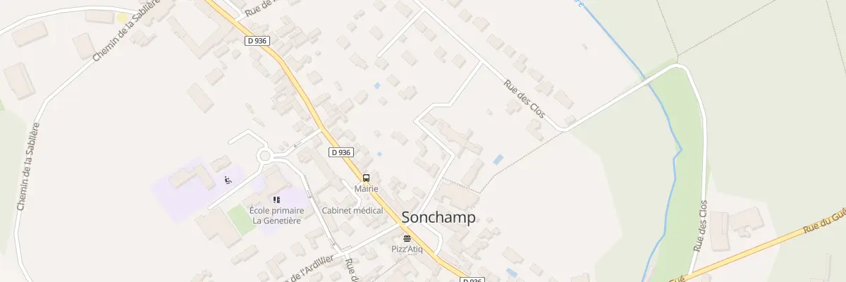 Plan du 3 Rue des Tourelles à Sonchamp