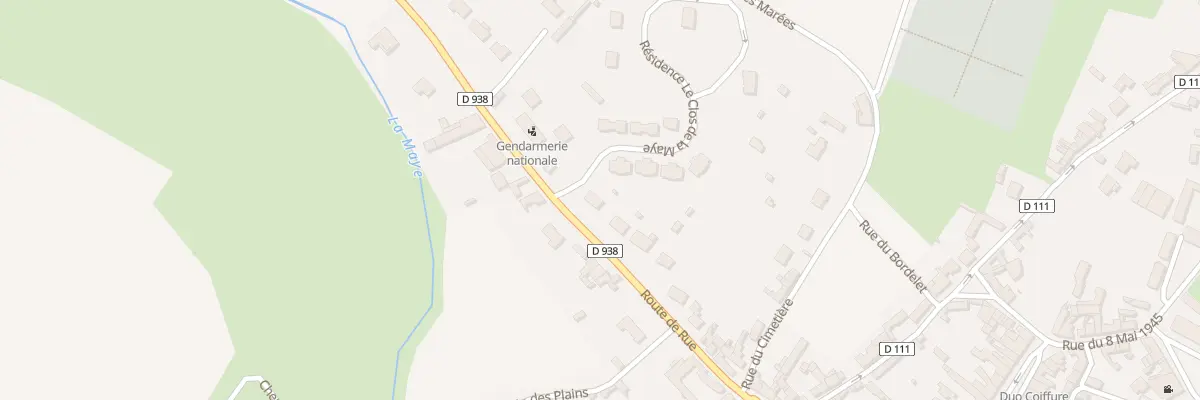 Plan du 20 Rte de Rue à Crécy-en-Ponthieu