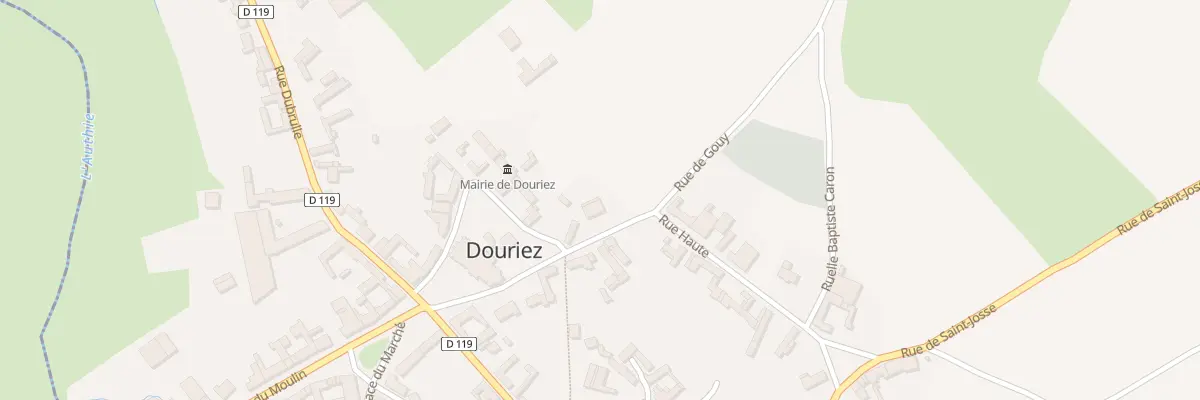 Plan du 4 Rue de Gouy à Douriez