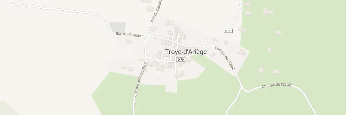 Plan du 12 Troye Village à Troye-d’Ariège