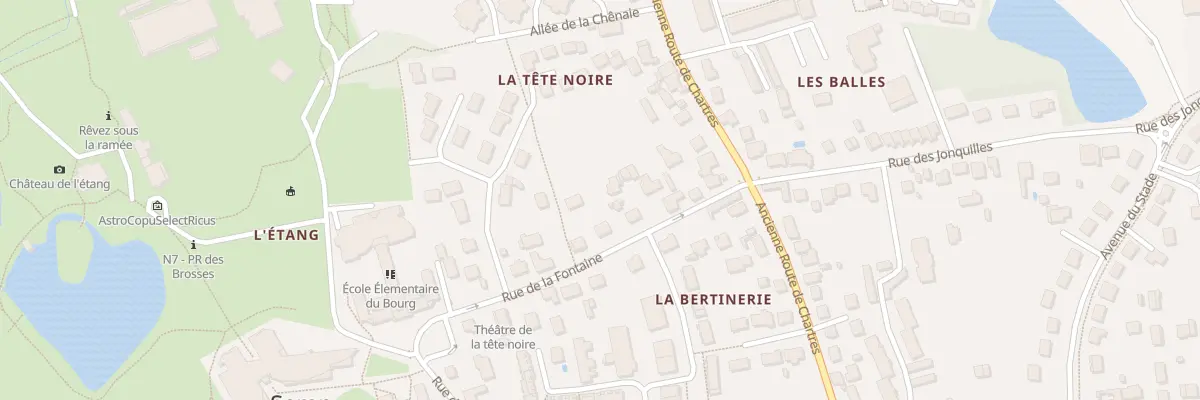 Plan du 84 Rue de la Fontaine à Saran