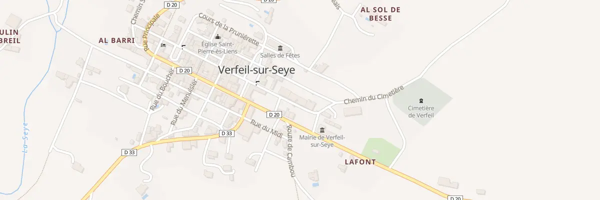 Plan du 5130 Verfeil à Verfeil