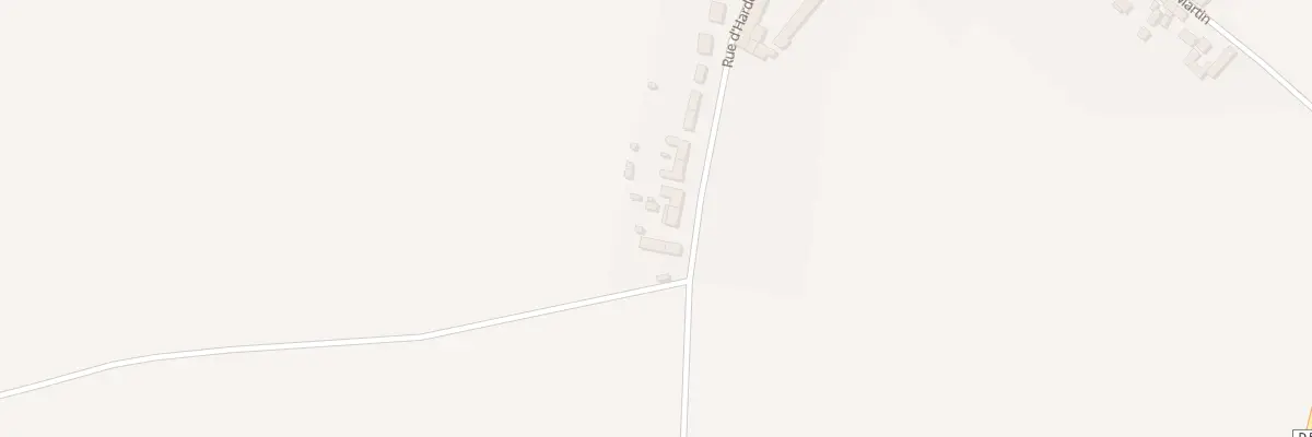 Plan du 36 Rue d’Hardeville à Lierville