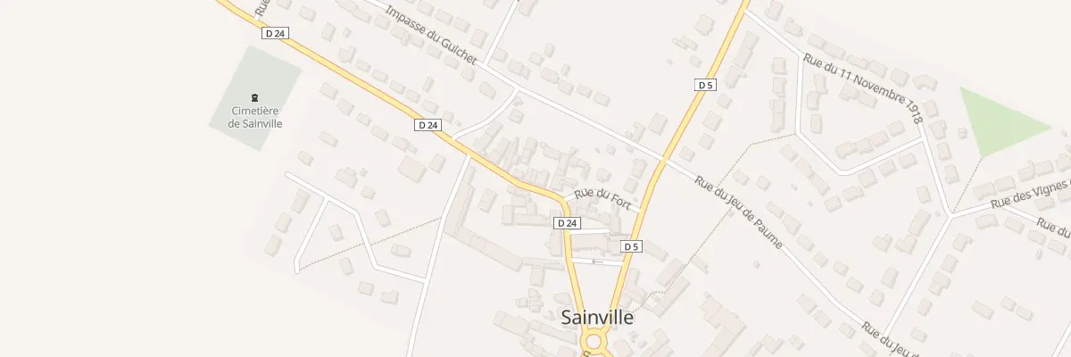 Plan du 18 Rue de la Porte de Chartres à Sainville