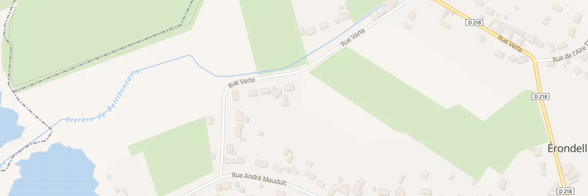Plan du 17 Rue Verte à Érondelle