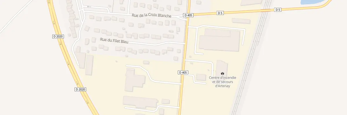 Plan du 5366A Rue d’Orléans à Artenay