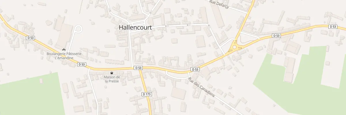 Plan du 14 Rue de la République à Hallencourt