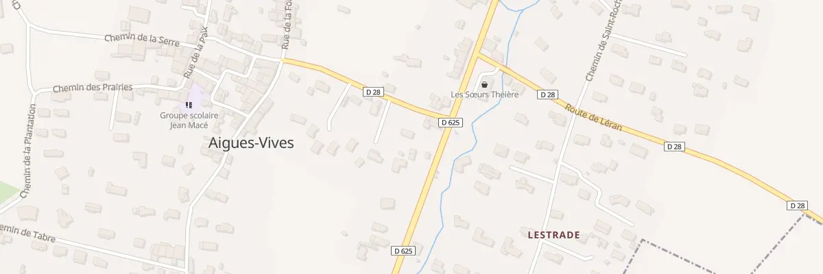 Plan du 1 Rue Georges Clemenceau à Aigues-Vives
