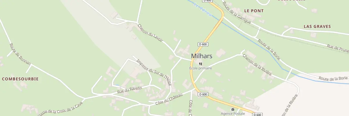Plan du 35 Che du Lavoir à Milhars