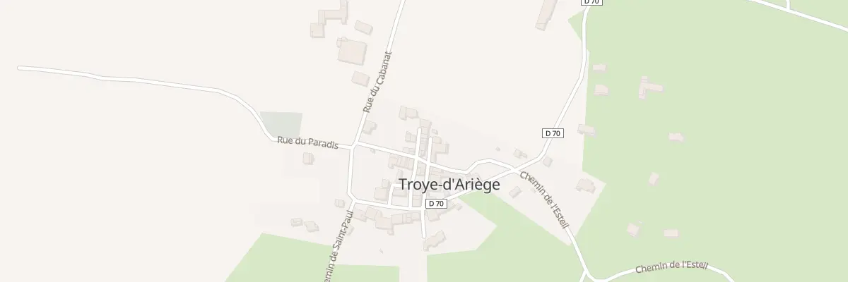Plan du 59 Troye Village à Troye-d’Ariège