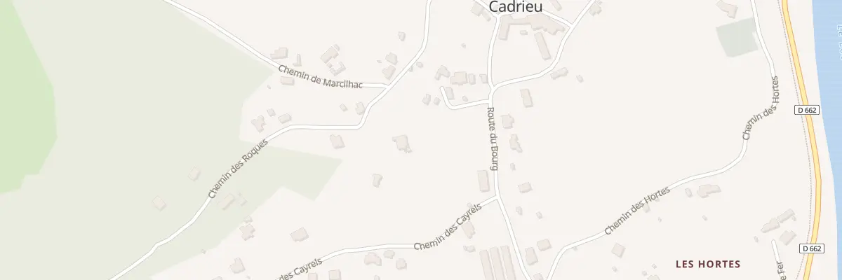 Plan du 45 Imp La Caral à Cadrieu