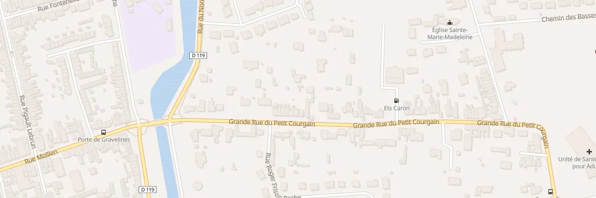 Plan du 191 Gr Grande Rue Petit Courgain à Calais