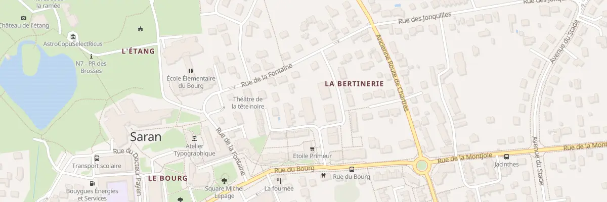 Plan du 175 Rue de la Fontaine à Saran