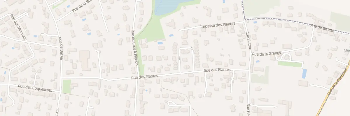 Plan du 34 Rue des Orchidées à Saint-Pryvé-Saint-Mesmin
